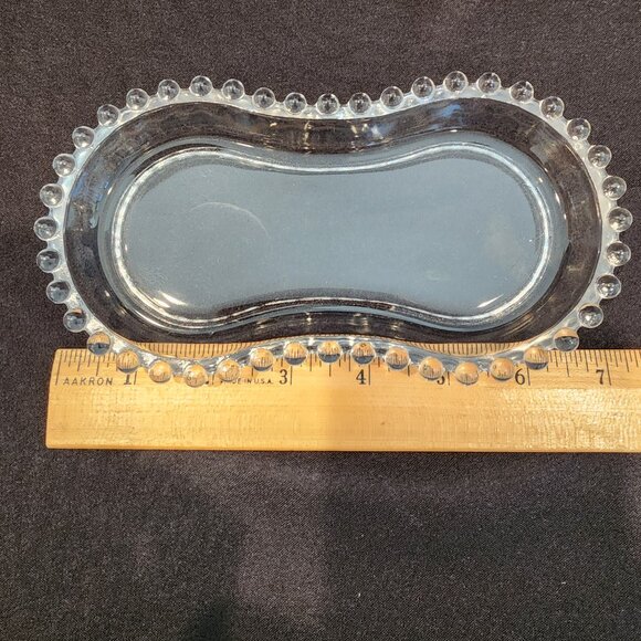 Imperial Glass Candlewick Sugar,Creamer Tray Set Includes Salt and Peppe… - Picture 12 of 13